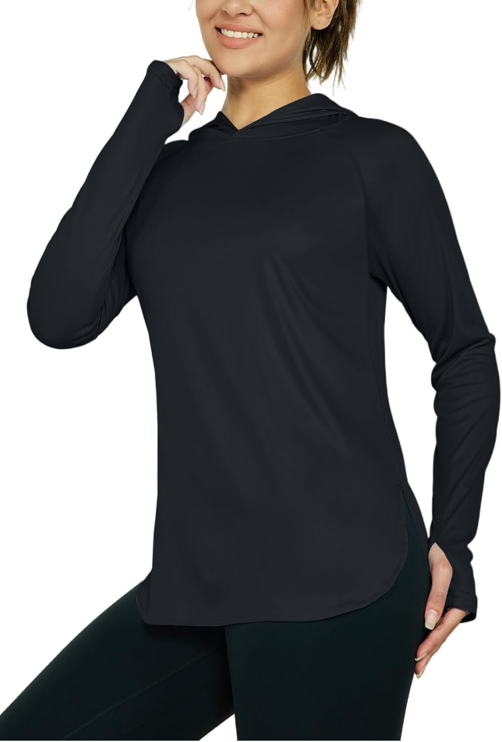 Women's Sun Protection Shirt UPF 50+ Long Sleeve Hoodie UV SPF T-Shirts Rash Guard Hiking Quick Dry Lightweight