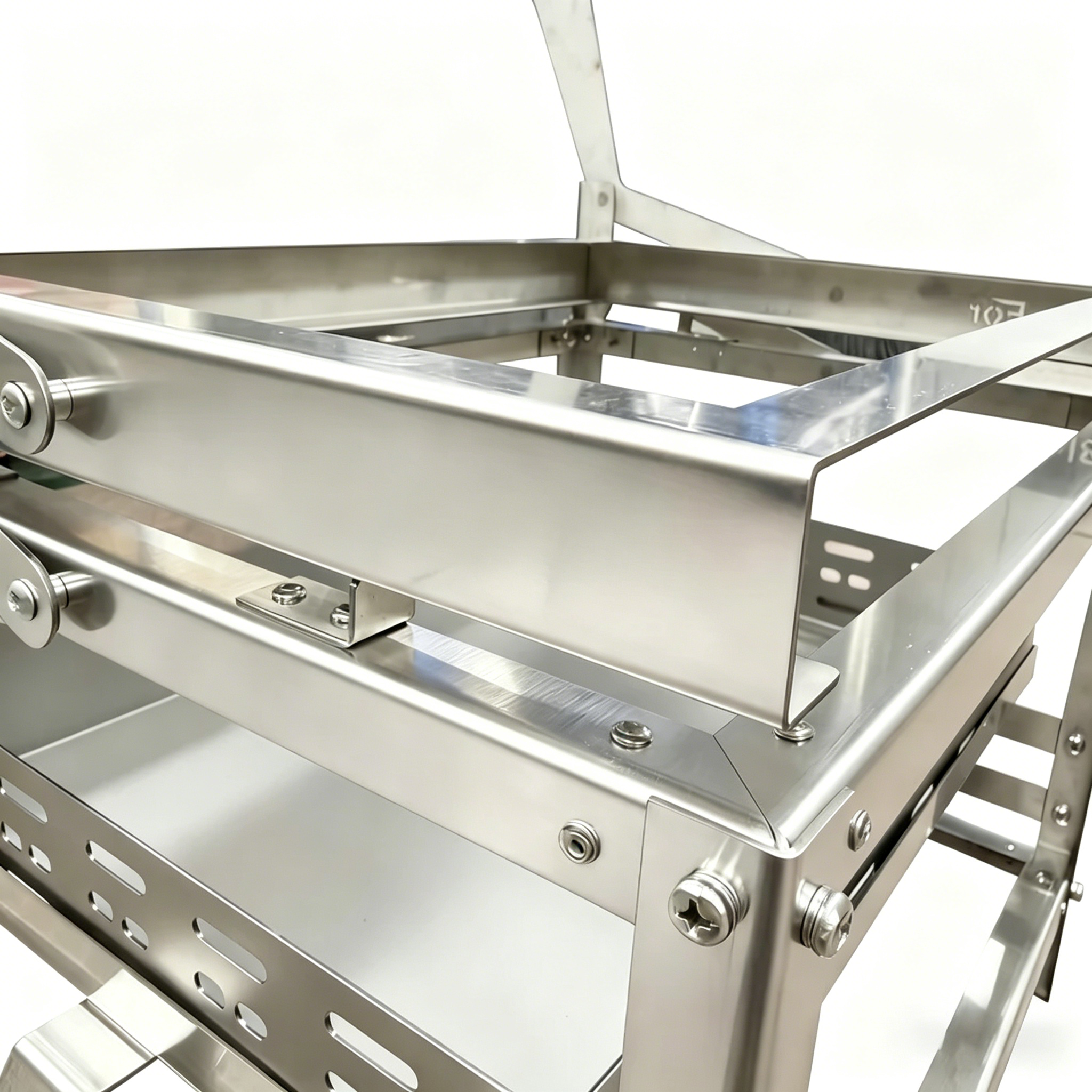 Adjustable Charcoal Rotating Grill