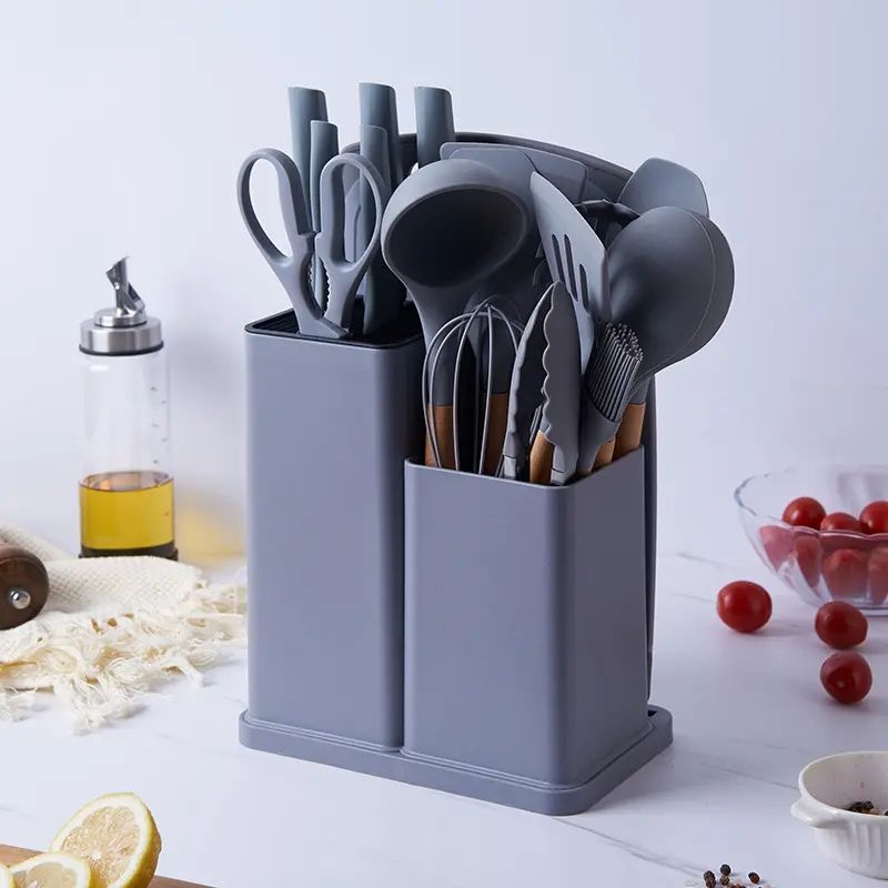 Globetrek° KitchenwareSet: Värmebeständiga Kökredskap I Silikon Köksutrustning Uppsättning