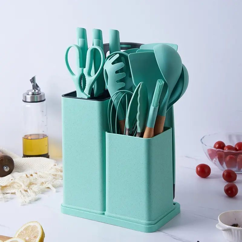 Globetrek° KitchenwareSet: Värmebeständiga Kökredskap I Silikon Köksutrustning Uppsättning