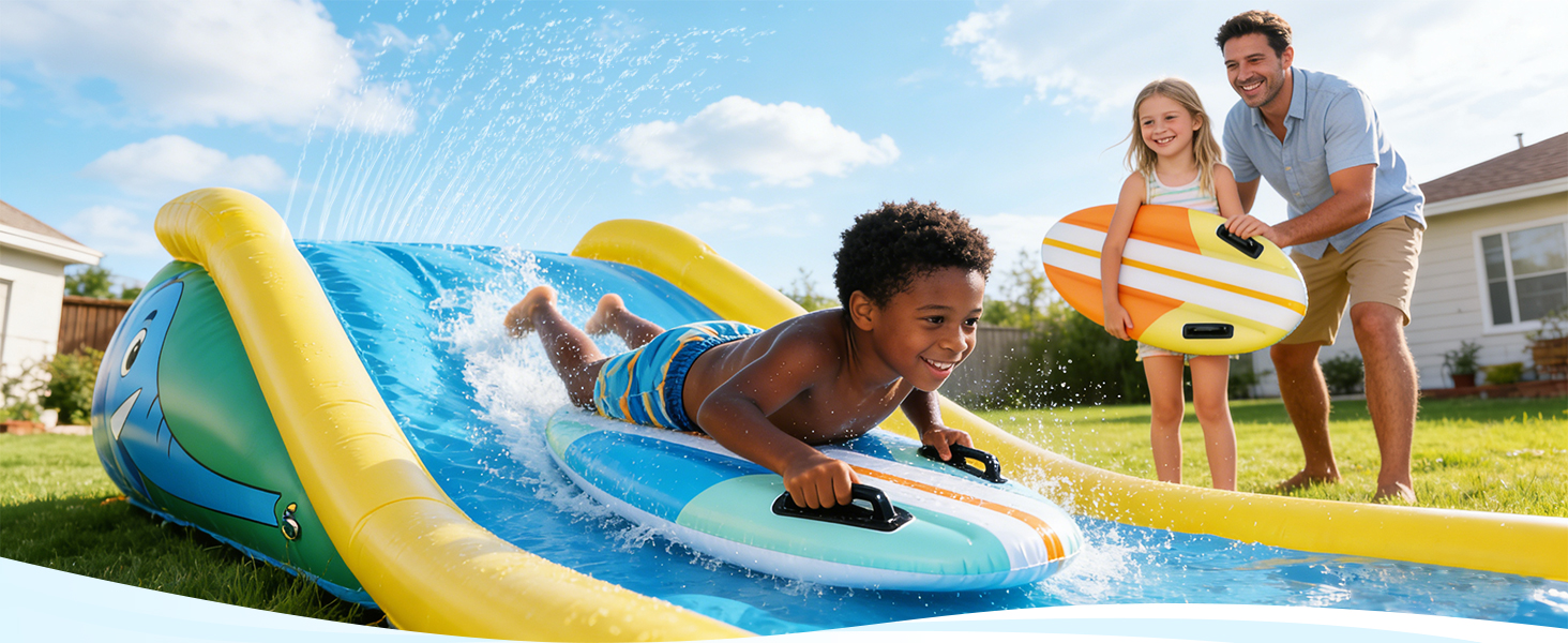 water slide