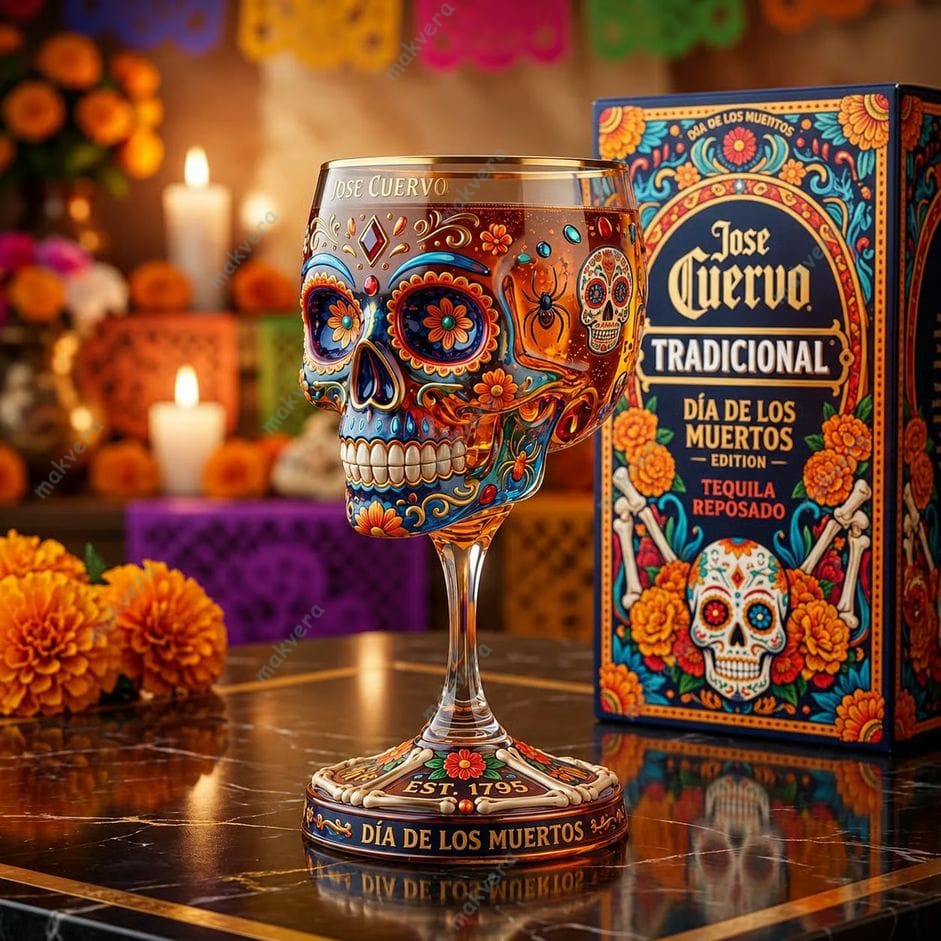 Jose Cuervo Day of the Dead Edition Goblet Jose Cuervo Day of the Dead Edition Goblet