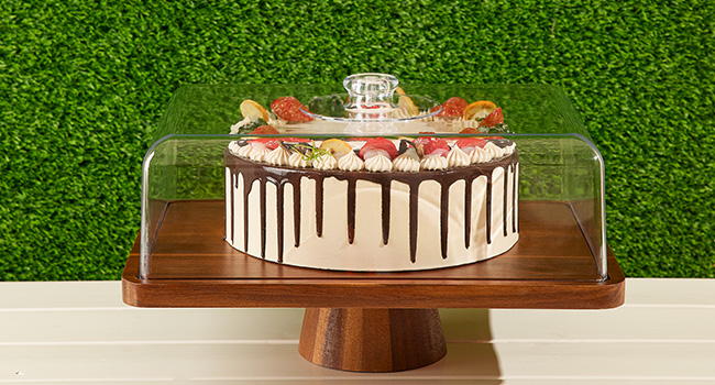 glass cake dome 	 cake dome  	 cake turntable for decorating
