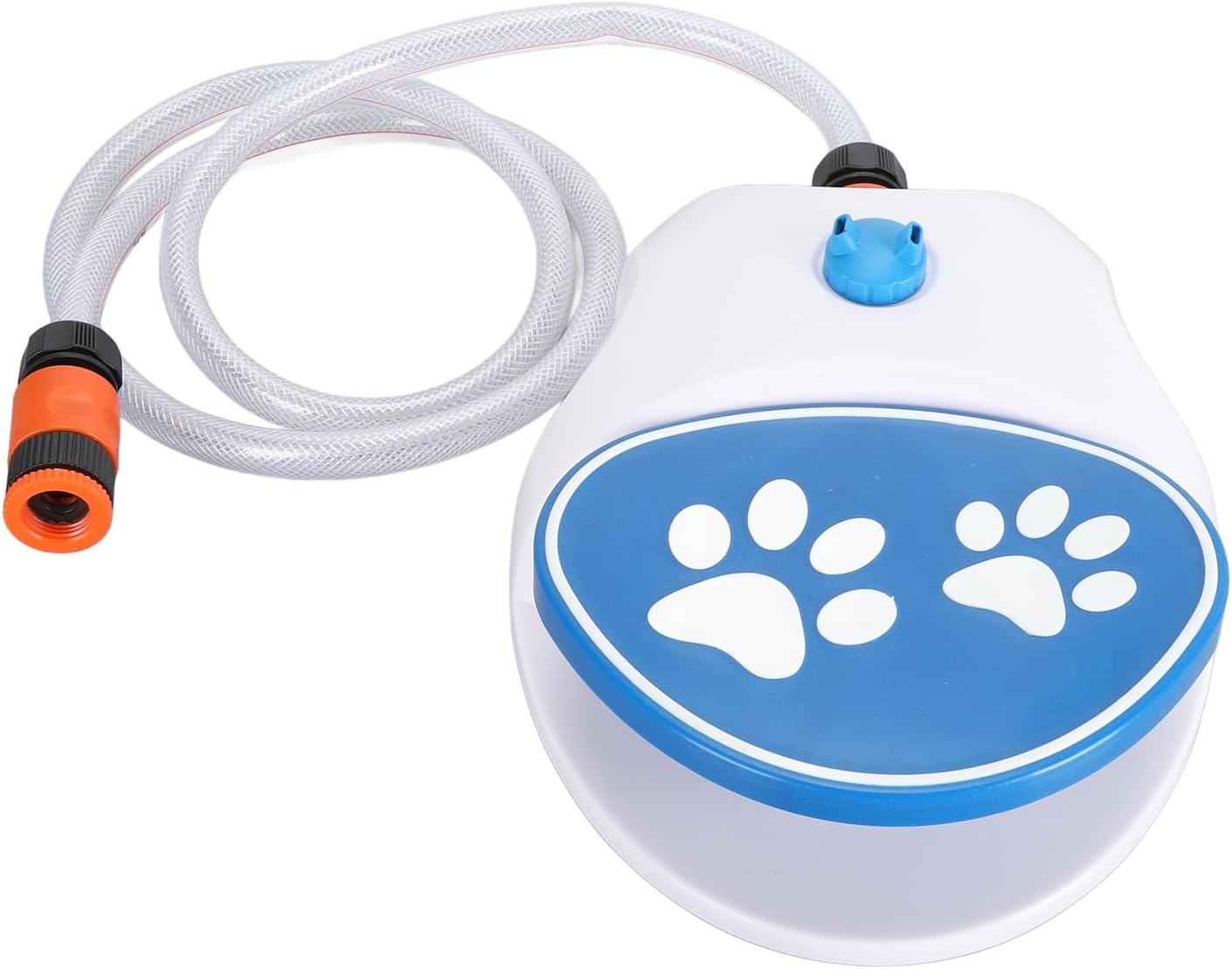 ciciglow Dog Water Fountain, Activated Outdoor Dog Pet Water Sprinkler with Hose, Interactive Dog Water Fountain Toy