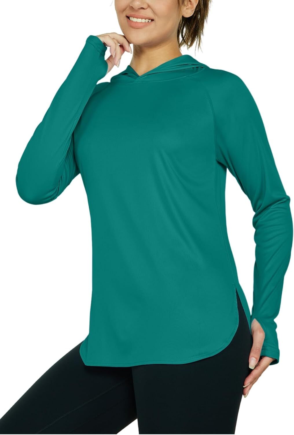 Women's Sun Protection Shirt UPF 50+ Long Sleeve Hoodie UV SPF T-Shirts Rash Guard Hiking Quick Dry Lightweight
