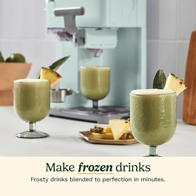 EWSQX Soft Serve Ice Cream Machine- Mix It In Ice Cream Maker for Frozen Yogurt, Sorbet, Gelato, Drinks 1.5 Quart, Mint Green, ICE-48