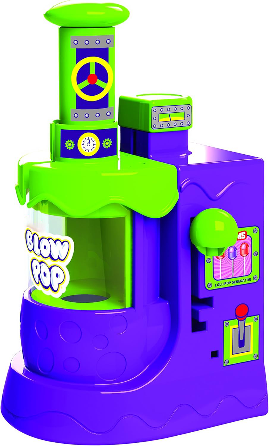 AMAV Toys Lollipop Maker - Charms Blow Pop, Tasty Snacks Party Blowpops with a Mold and you can add bubble Gum, Multicolor (1608)