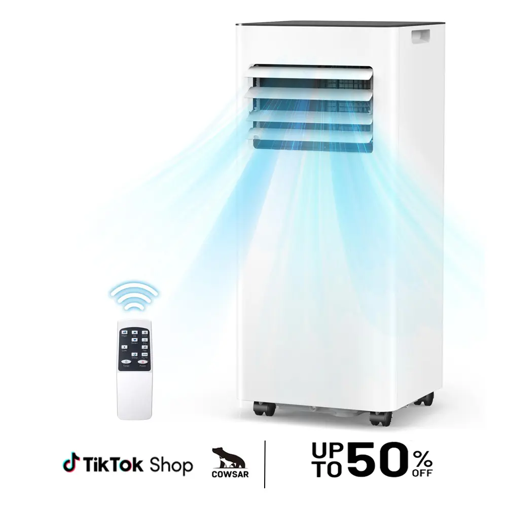 COWSAR 8000/10000 BTU Portable Air Conditioner - Cool Up to 450 Sq Ft