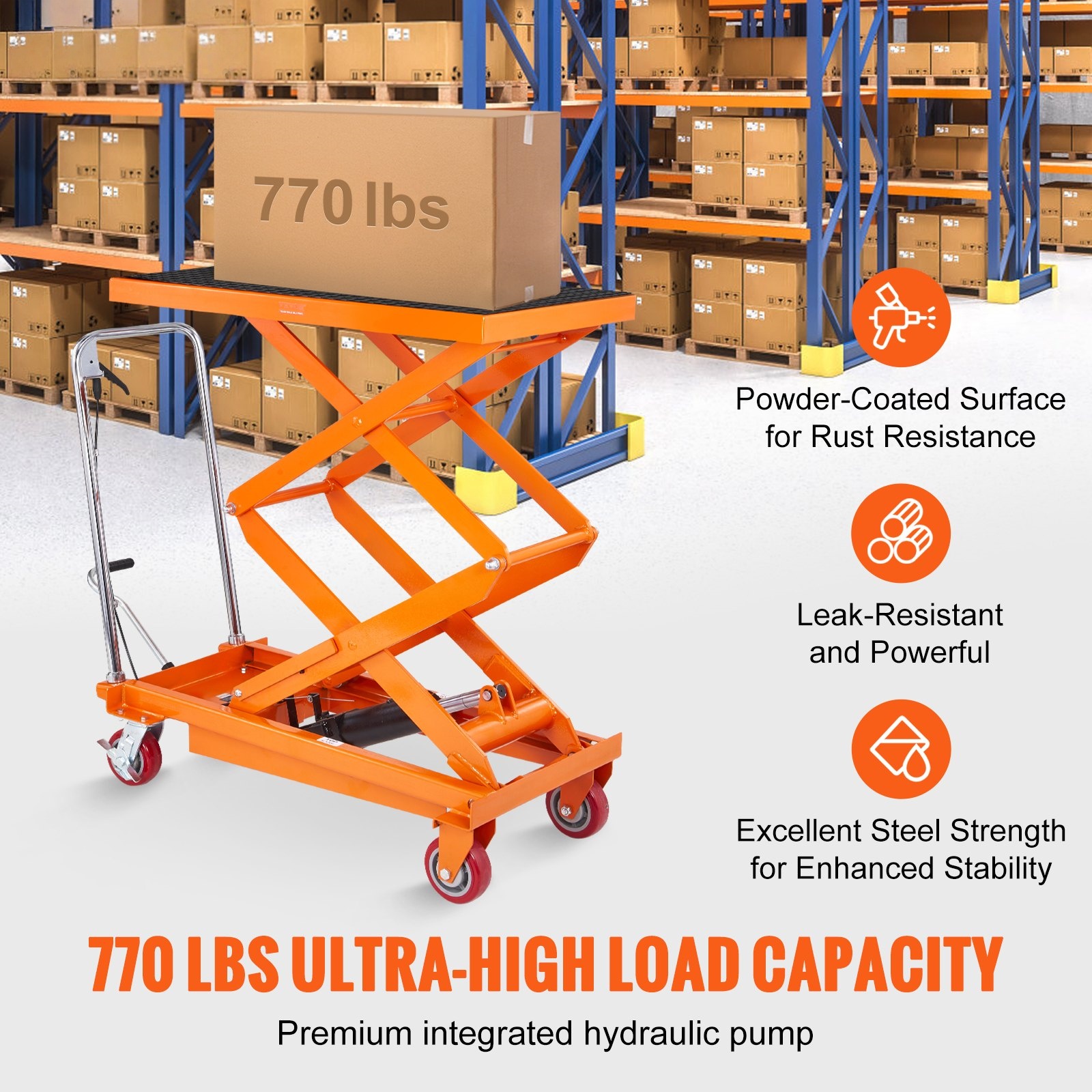 ⚡️Liquidation Sale⚡️ Today Only — Hydraulic Lift Table Cart