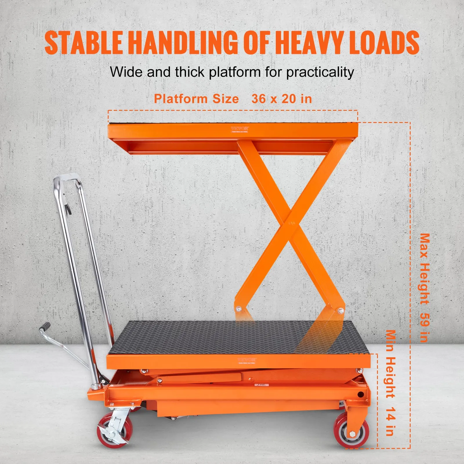 ⚡️Liquidation Sale⚡️ Today Only — Hydraulic Lift Table Cart