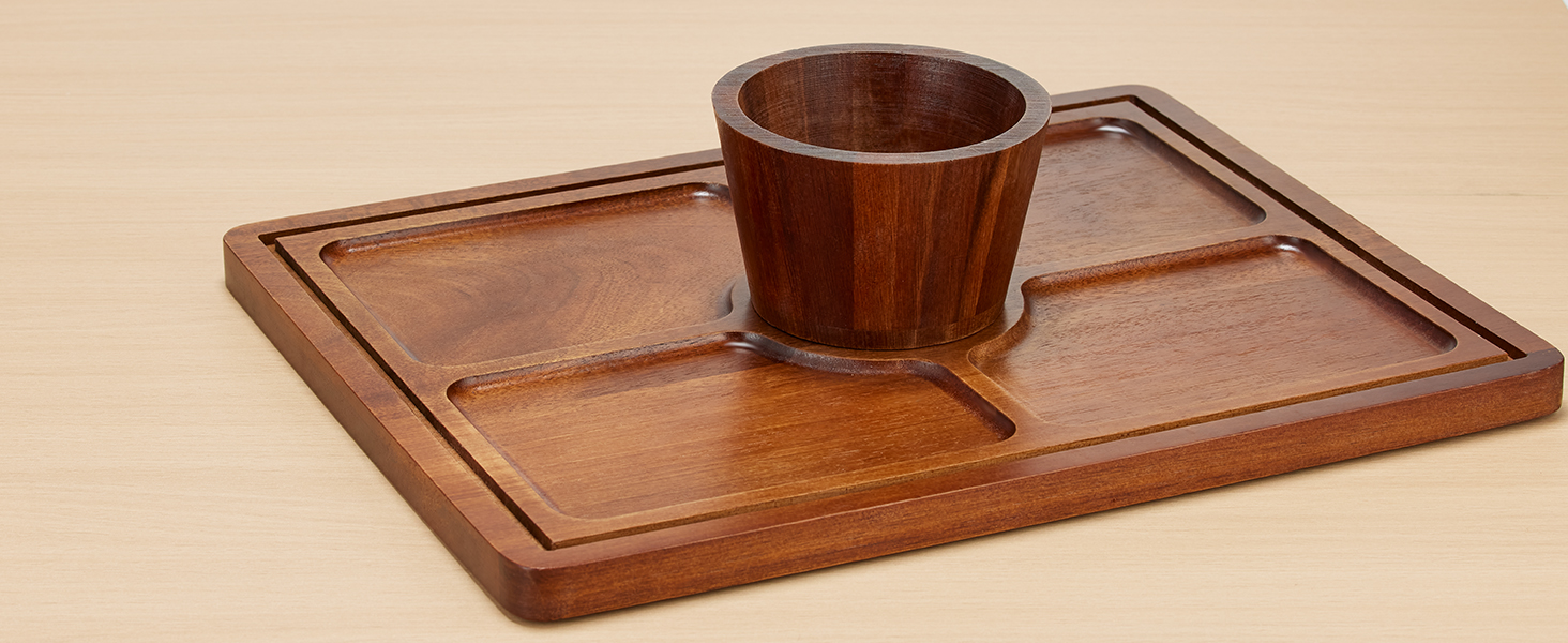 wood cake stand