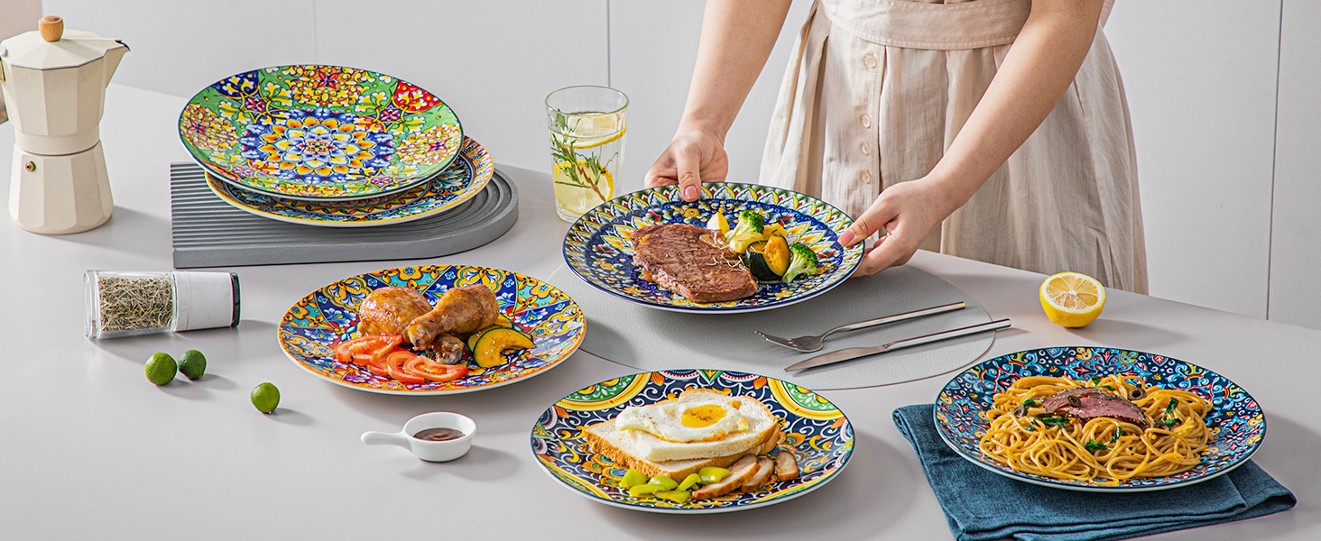 ceramic dinner plates