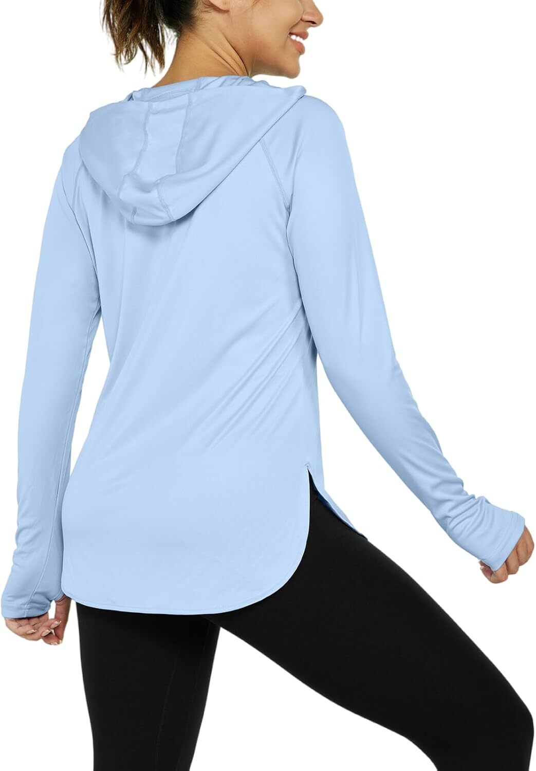 Women's Sun Protection Shirt UPF 50+ Long Sleeve Hoodie UV SPF T-Shirts Rash Guard Hiking Quick Dry Lightweight