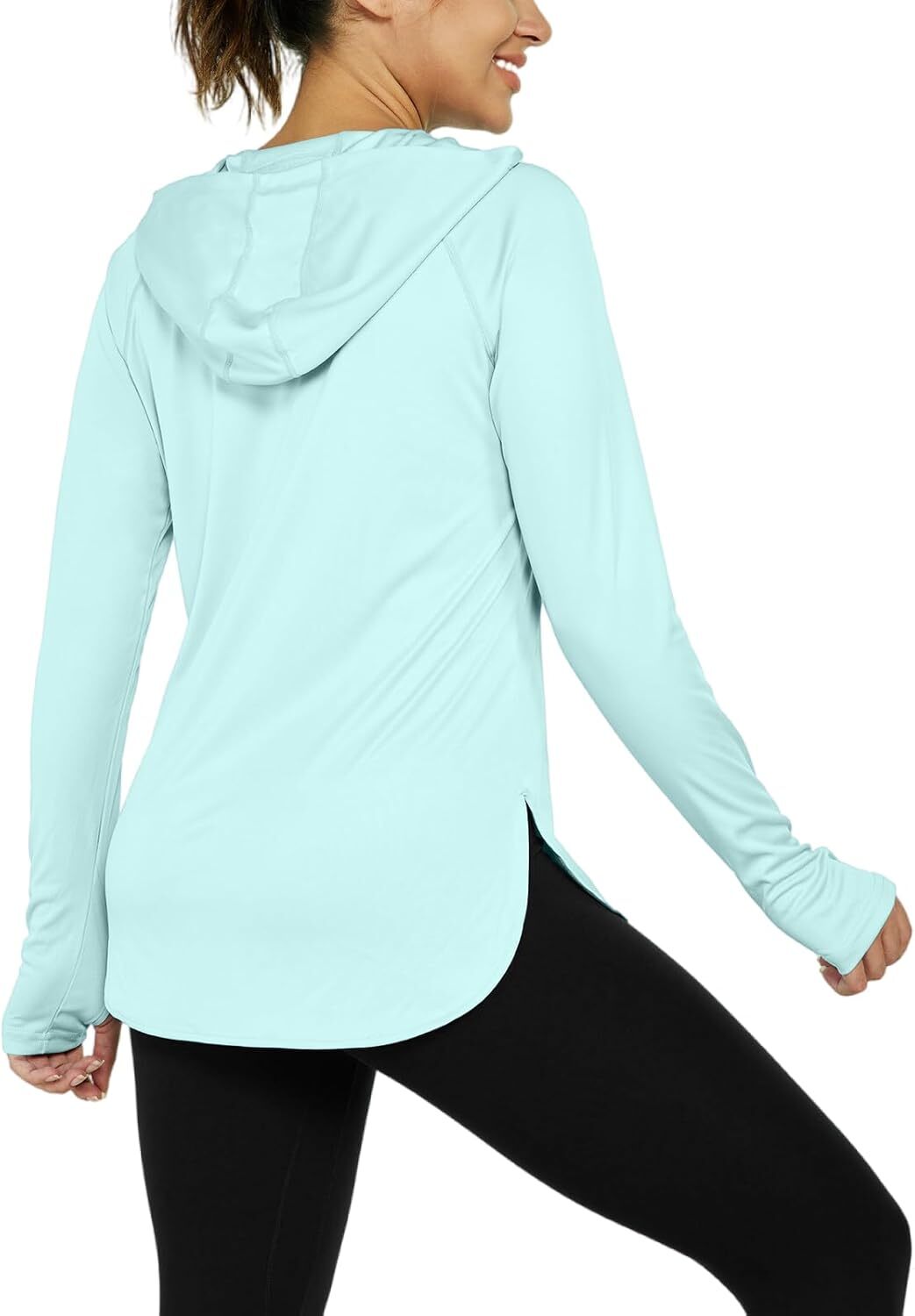 Women's Sun Protection Shirt UPF 50+ Long Sleeve Hoodie UV SPF T-Shirts Rash Guard Hiking Quick Dry Lightweight