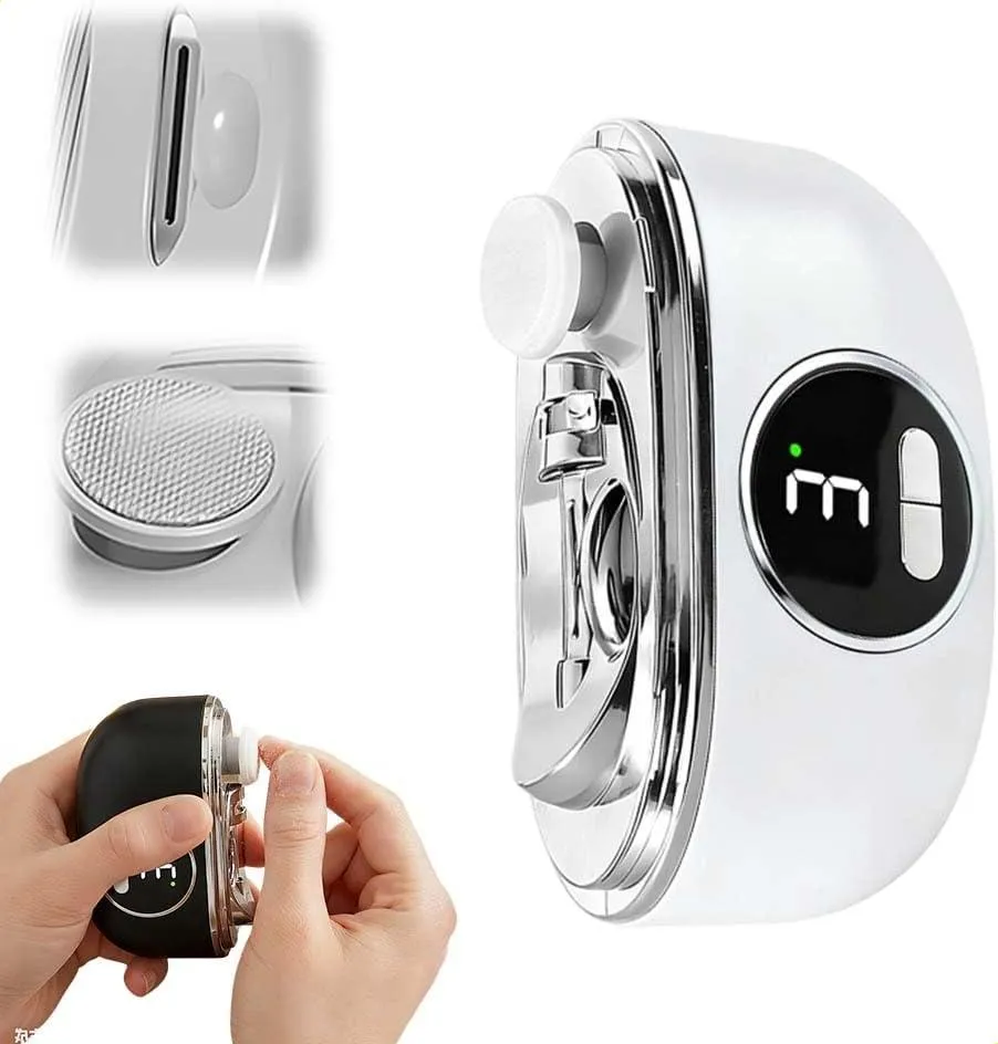 Electric nail grinder, household nail trimmer, baby anti-pinch tool, fully automatic, safe, anti-splash, electric nail scissors
