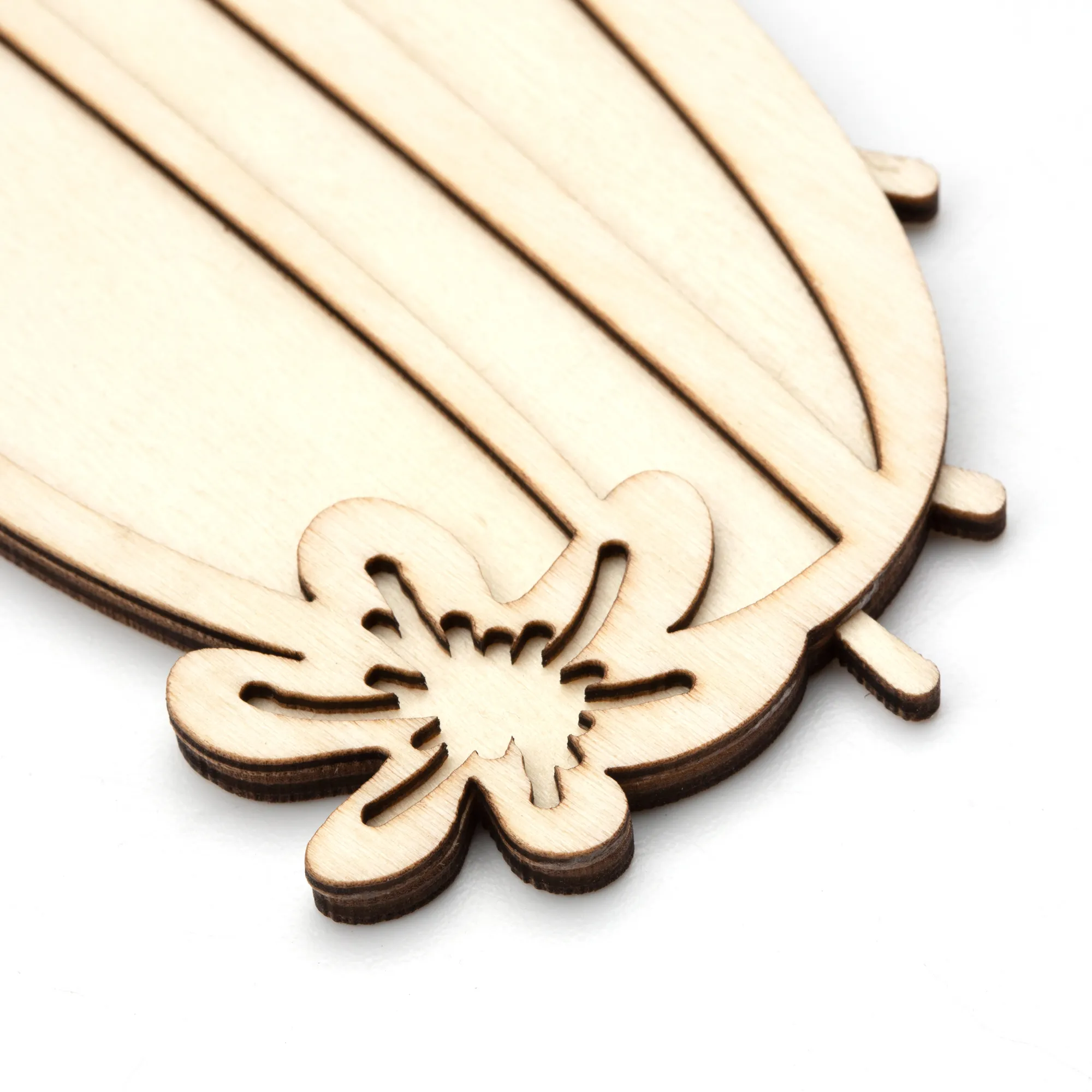 Cut Wood Cactus Plaque Handmade