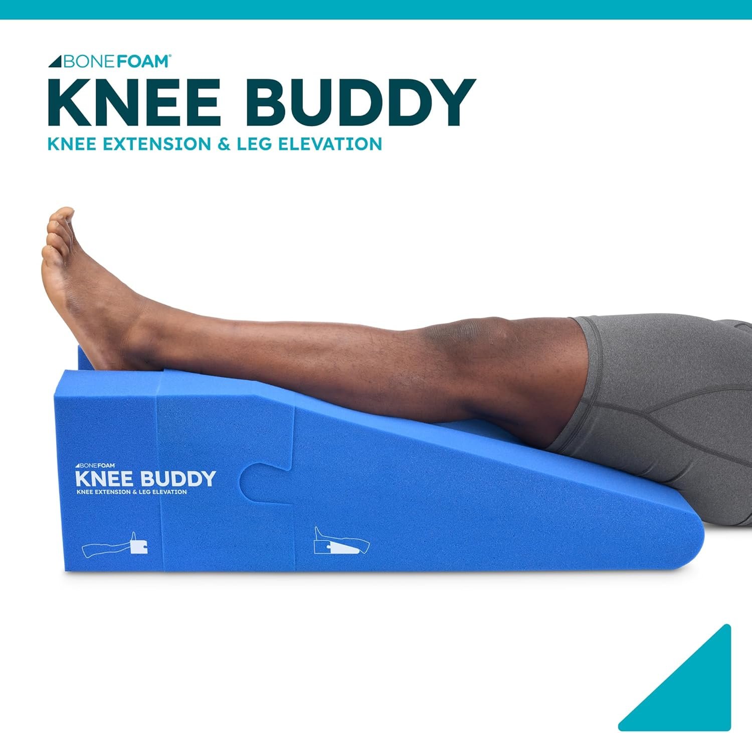 BoneFoam Knee Buddy Extender and Elevation Pillow