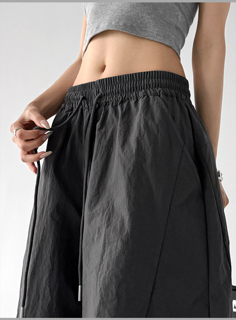 American Street Print Wide Leg Pants