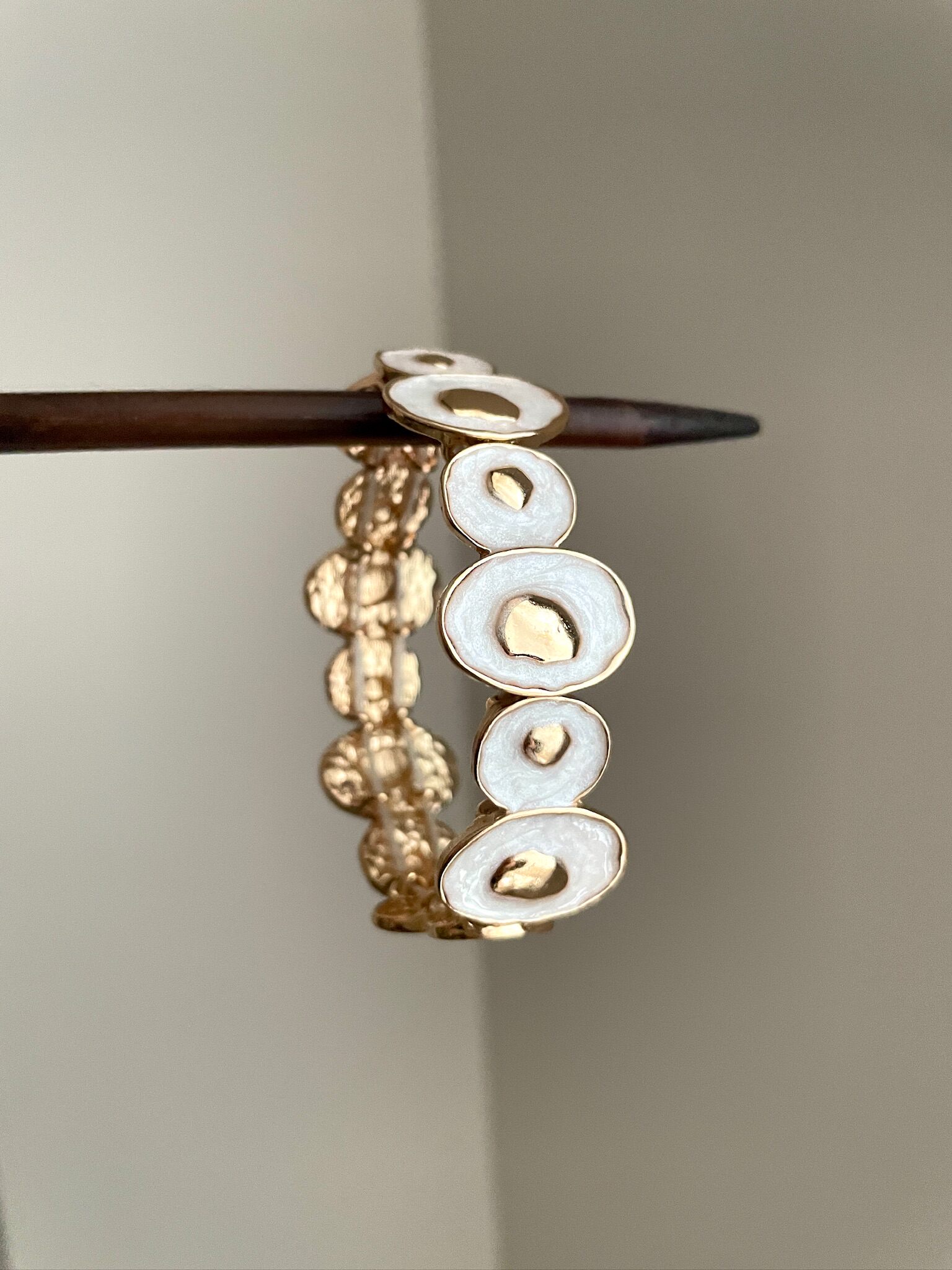 Vintage Melting Gold In The Sunset Bangle