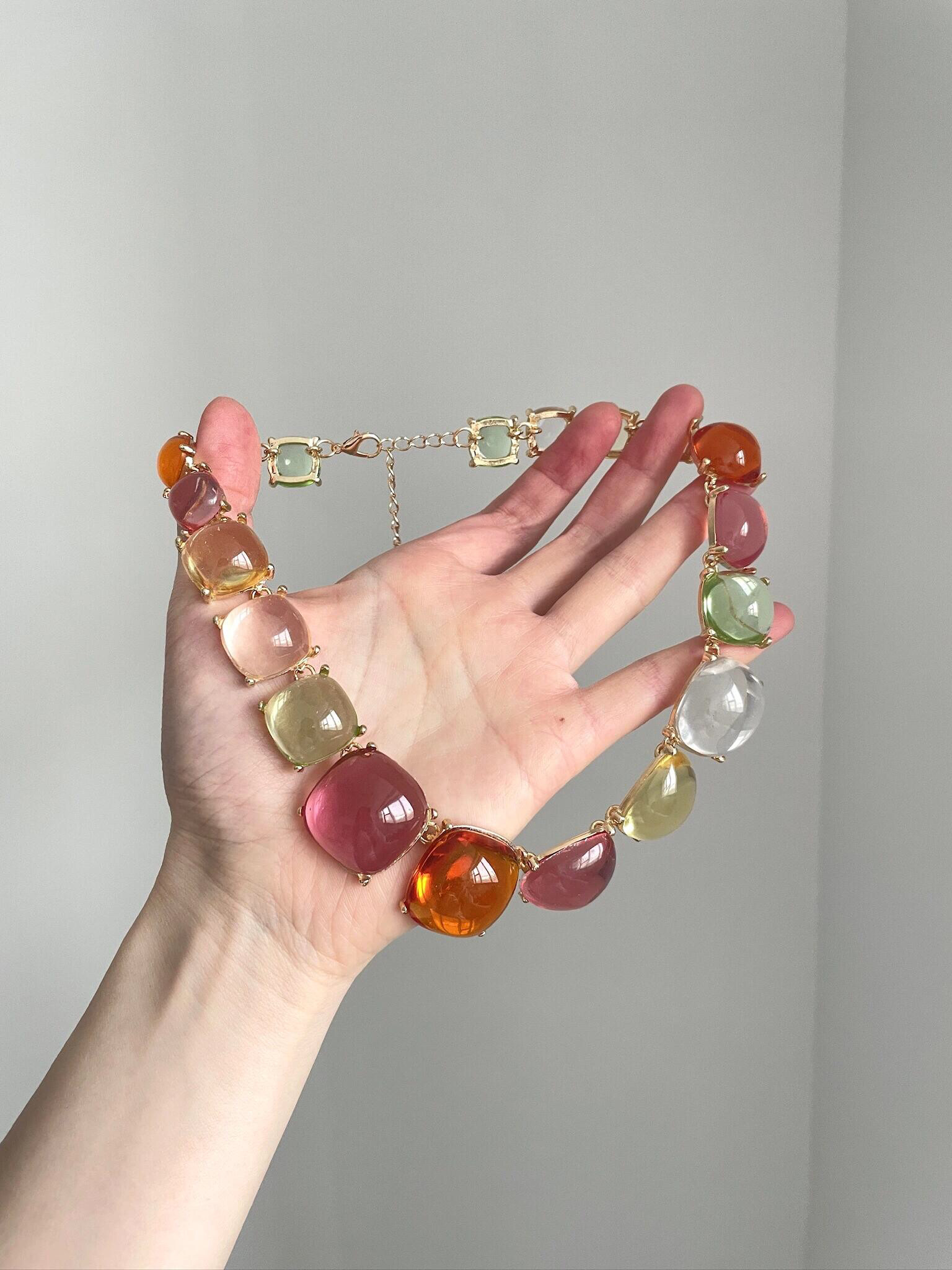 Vintage Dopamine Jelly Necklace