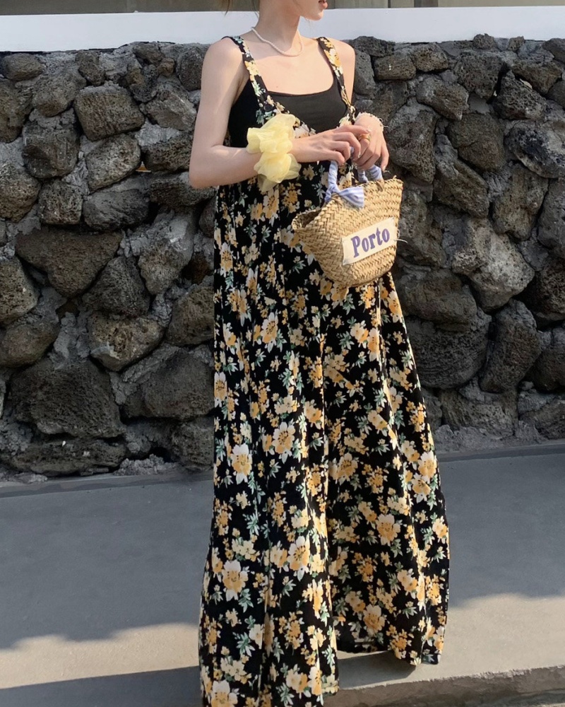 Fresh Daisy V-neck Cami Wide Leg Jumpsuit