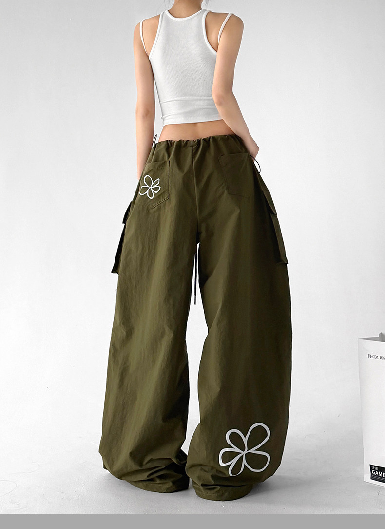 2026 Summer Cargo Wide Leg Pants