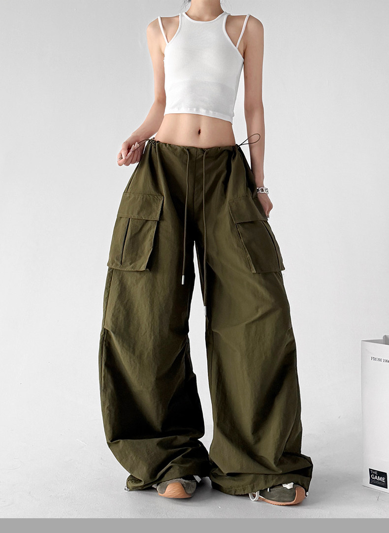 2026 Summer Cargo Wide Leg Pants