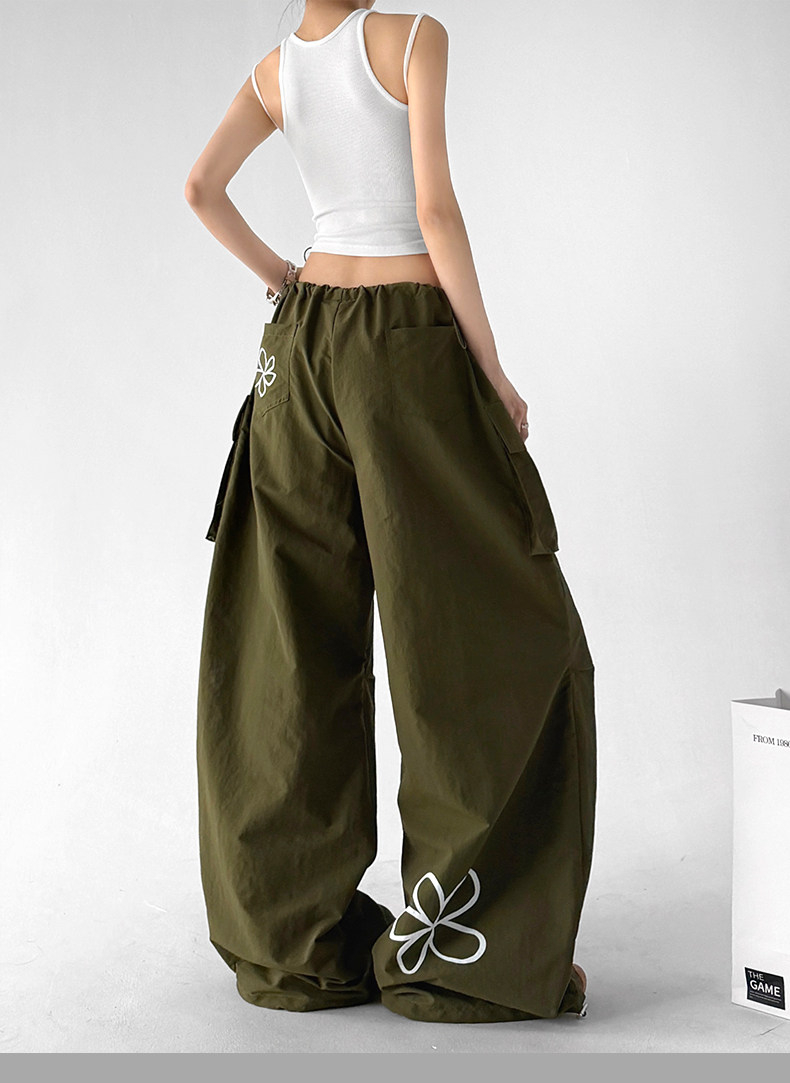 2026 Summer Cargo Wide Leg Pants