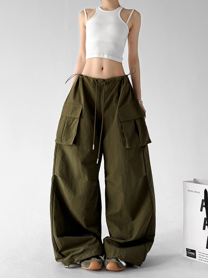 2026 Summer Cargo Wide Leg Pants
