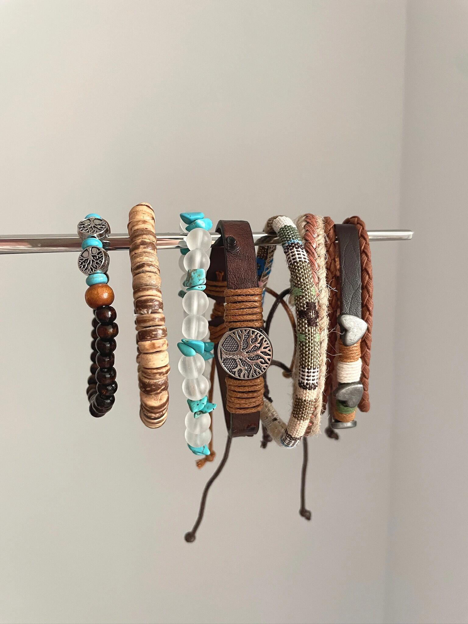 Vintage Bohemian Coconut Shell Tree Of Life Bracelet Collection