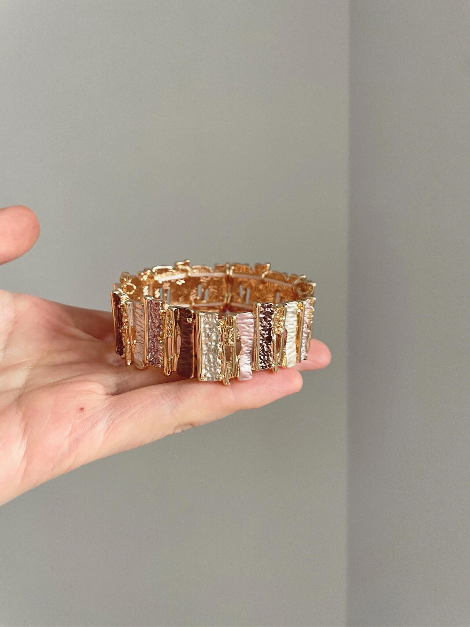 Vintage Irregular Drip Oil Folds Bangle Collection
