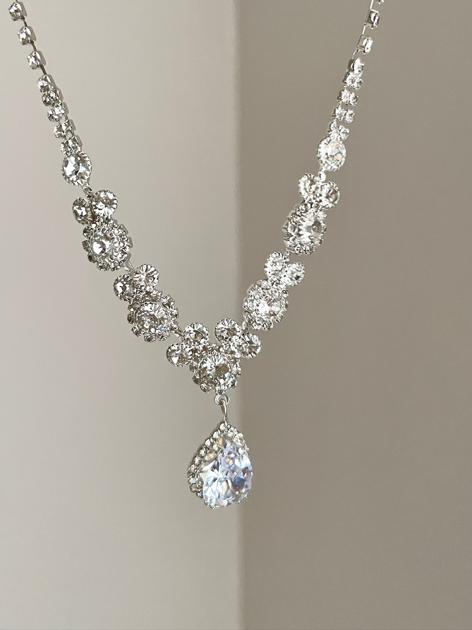 Vintage Silver Heart Twinkles Jewelry Set