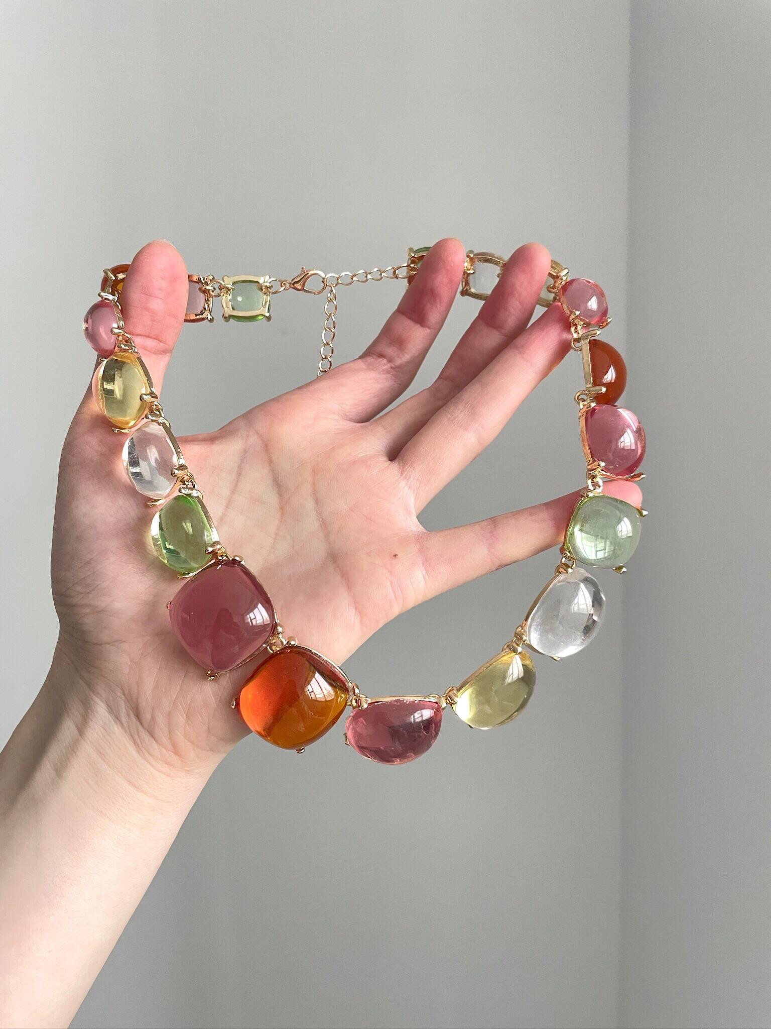 Vintage Dopamine Jelly Necklace