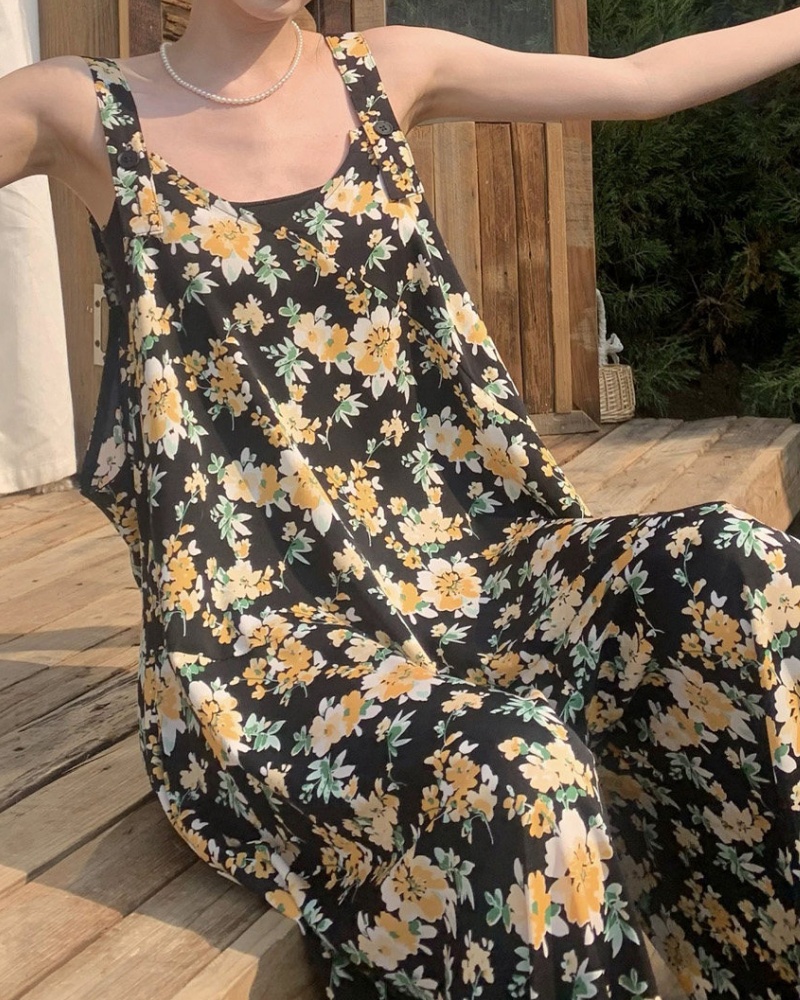 Fresh Daisy V-neck Cami Wide Leg Jumpsuit