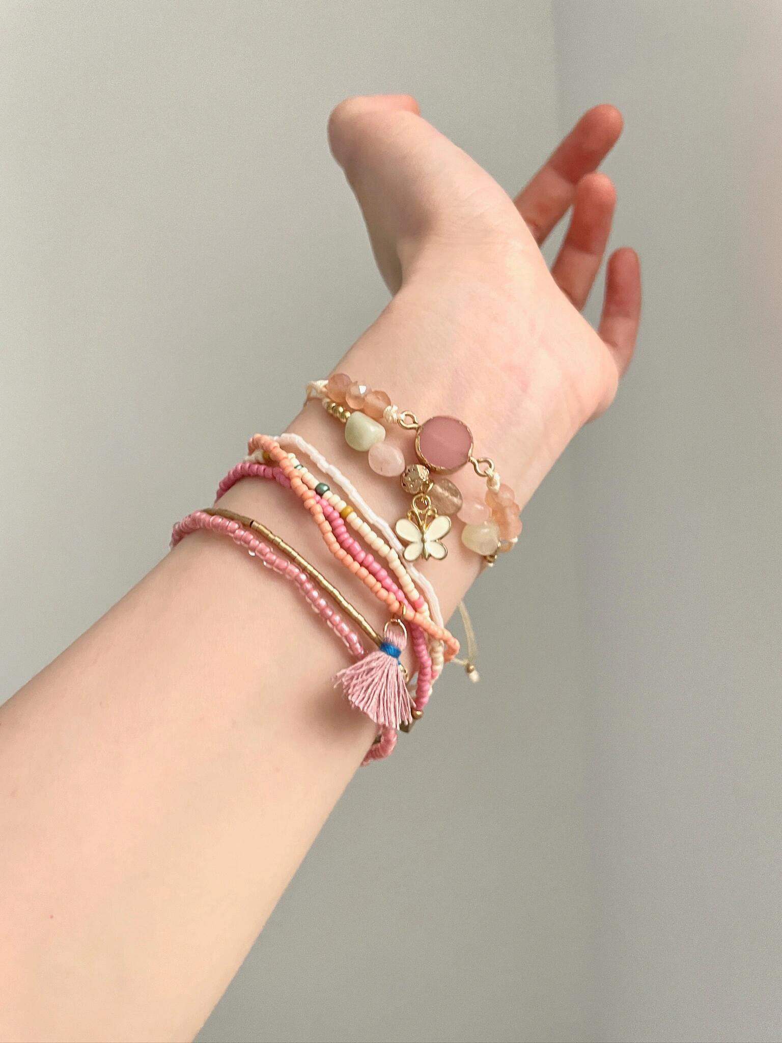 Vintage Bohemian Girl Butterfly Love Element Bracelet Collection