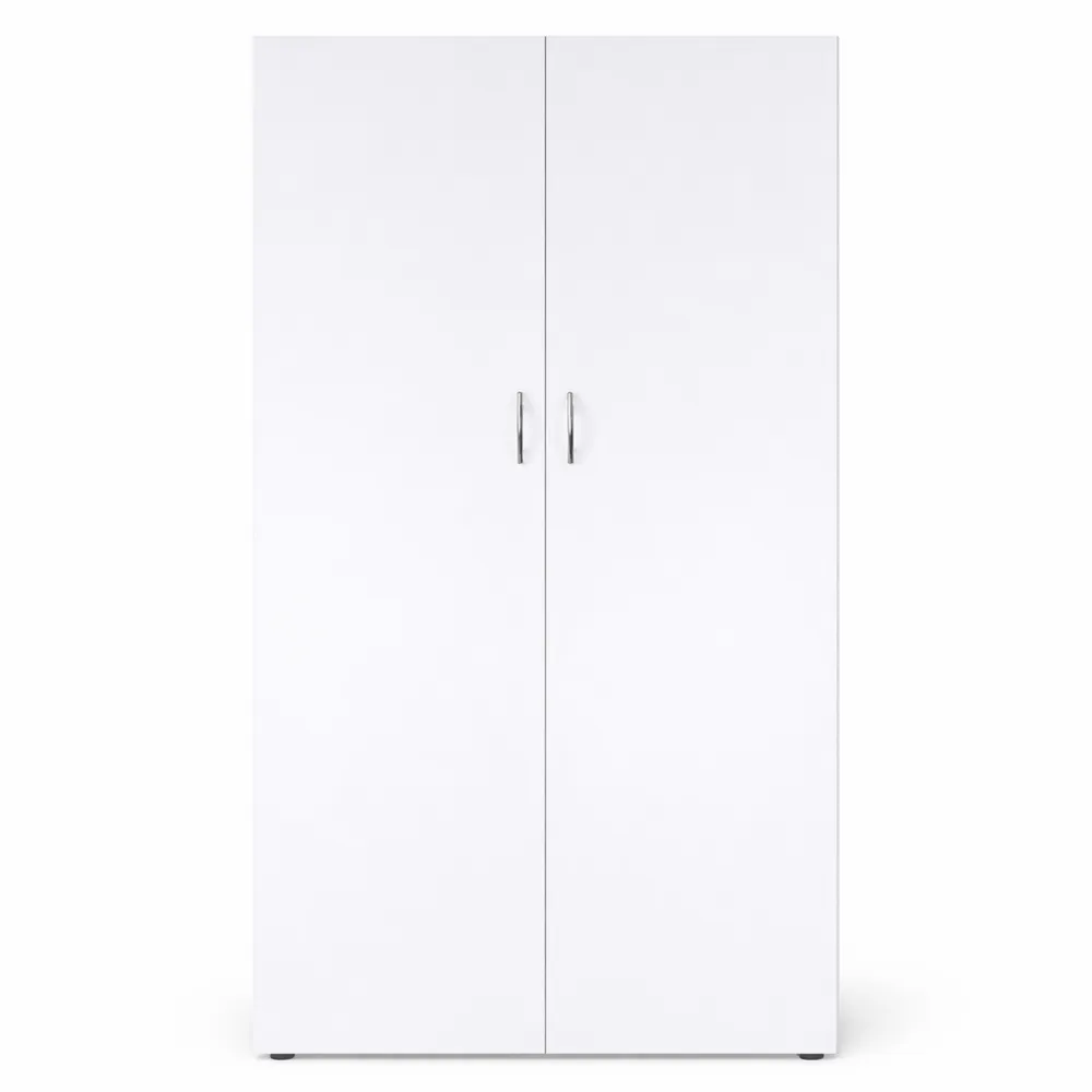 Armadio classico con ante a battente, bianco, diverse dimensioni disponibili