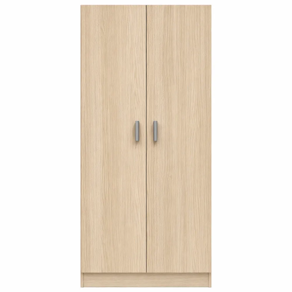 Armadio Multiuso in Legno Composito, 180x73x37 cm, Naturale