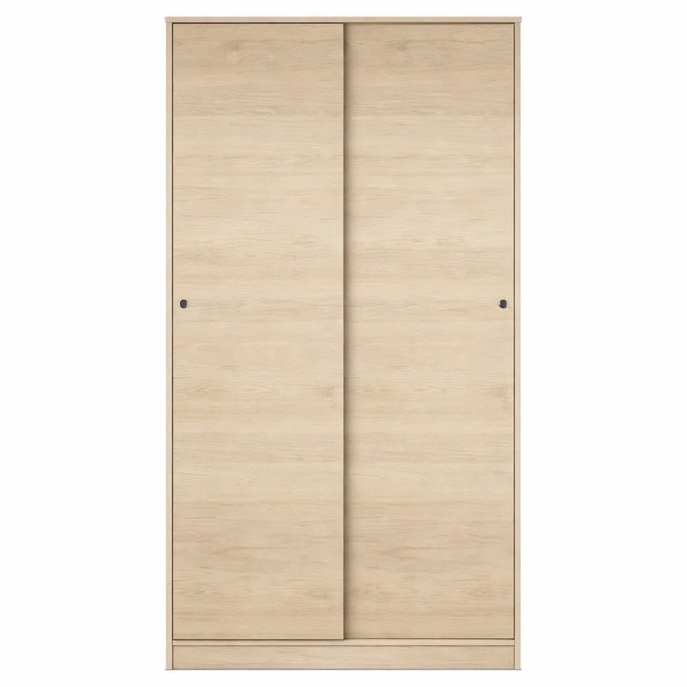 Armadio Due Ante Scorrevoli in Rovere Naturale 120x204 cm