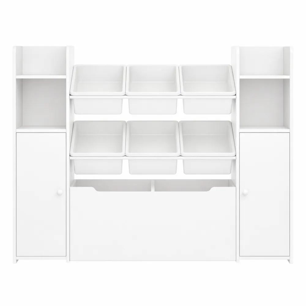 Organizer Giocattoli con Scatole Contenitori e Portariviste