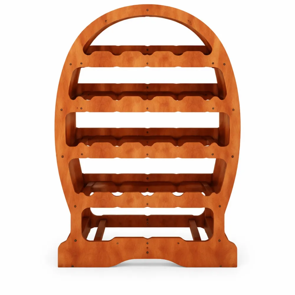 Cantinetta portabottiglie in legno per 23 bottiglie di vino