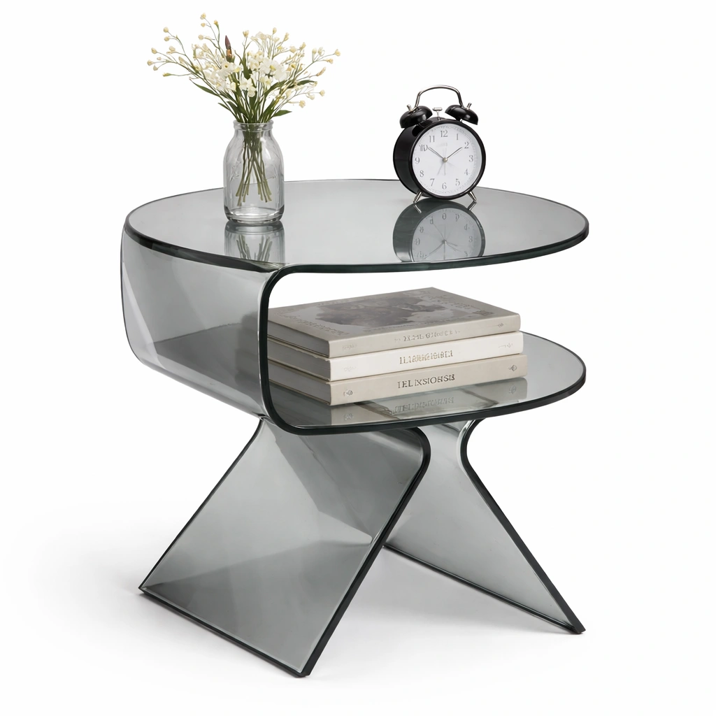 Nachttisch mit Rollen und Schublade flexibel nutzbar-srivora