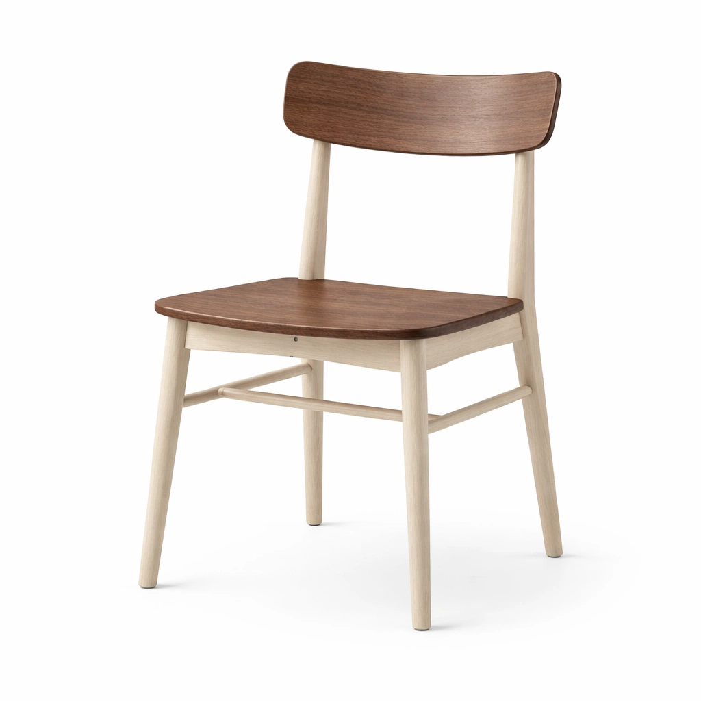 Esszimmerstuhl holz natur braun-NESTRENO