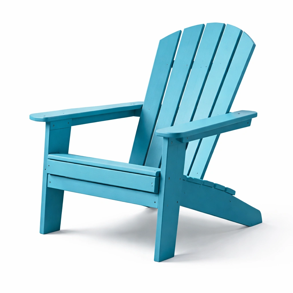 Adirondack-stuhl holz blau-LIVIRIO