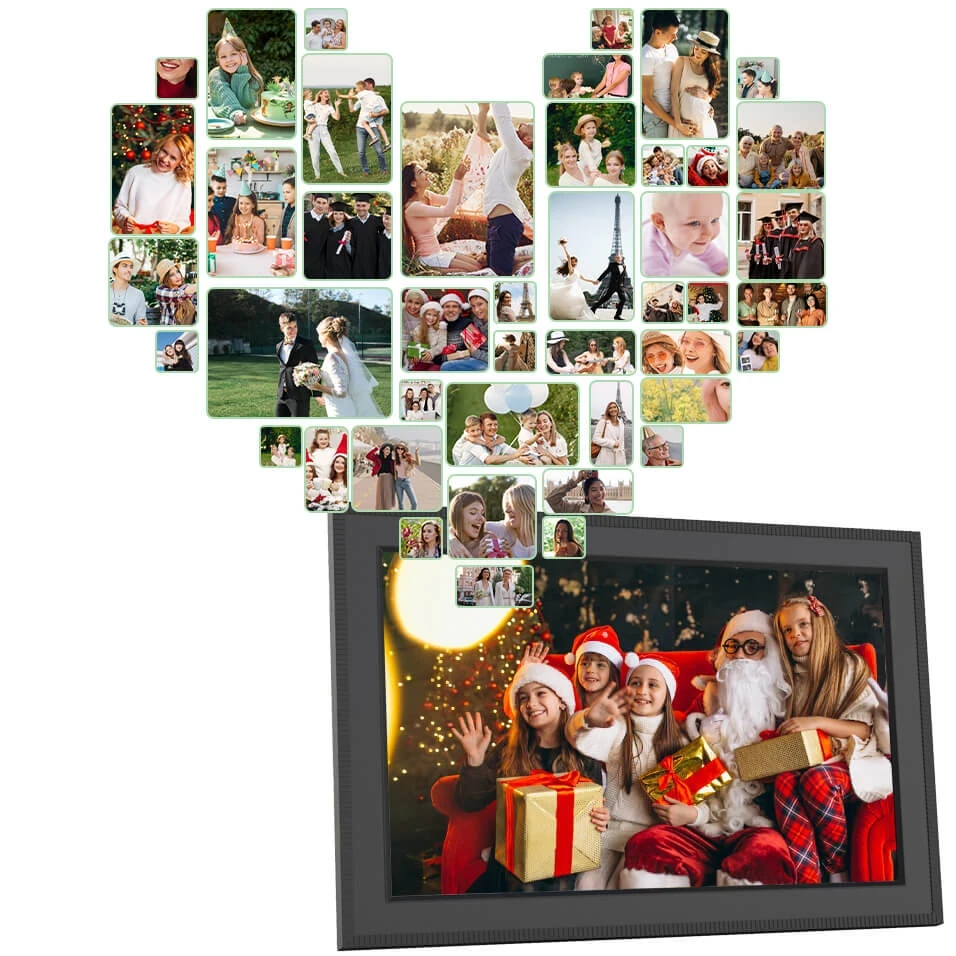 HD IPS Smart Wi-Fi Digital Photo Frame - Image 1