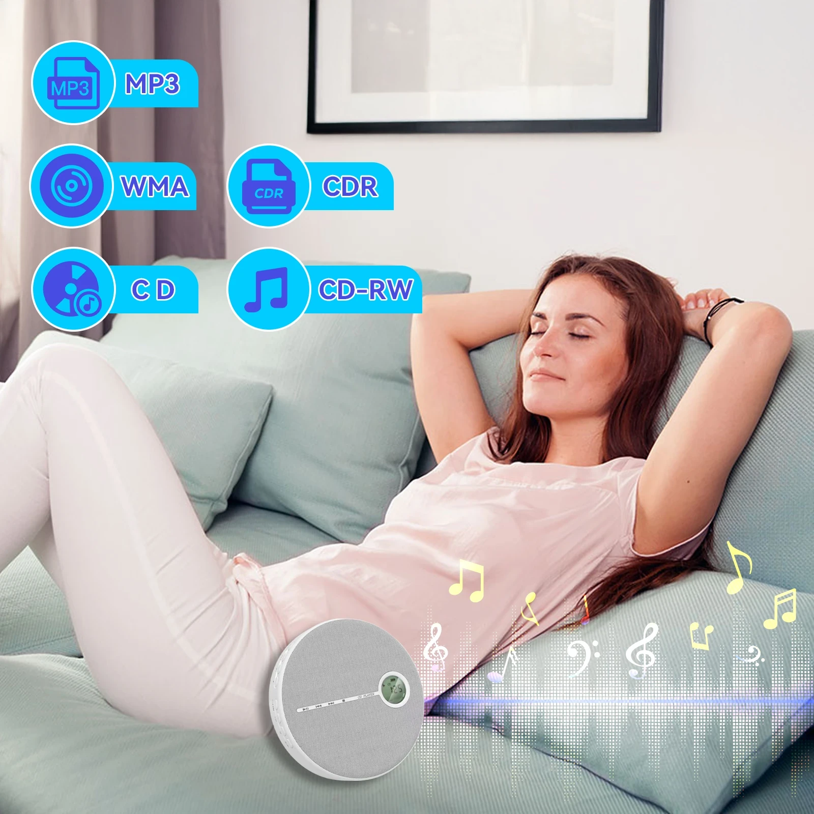 Smileboxy Portable CD Player - Image 1