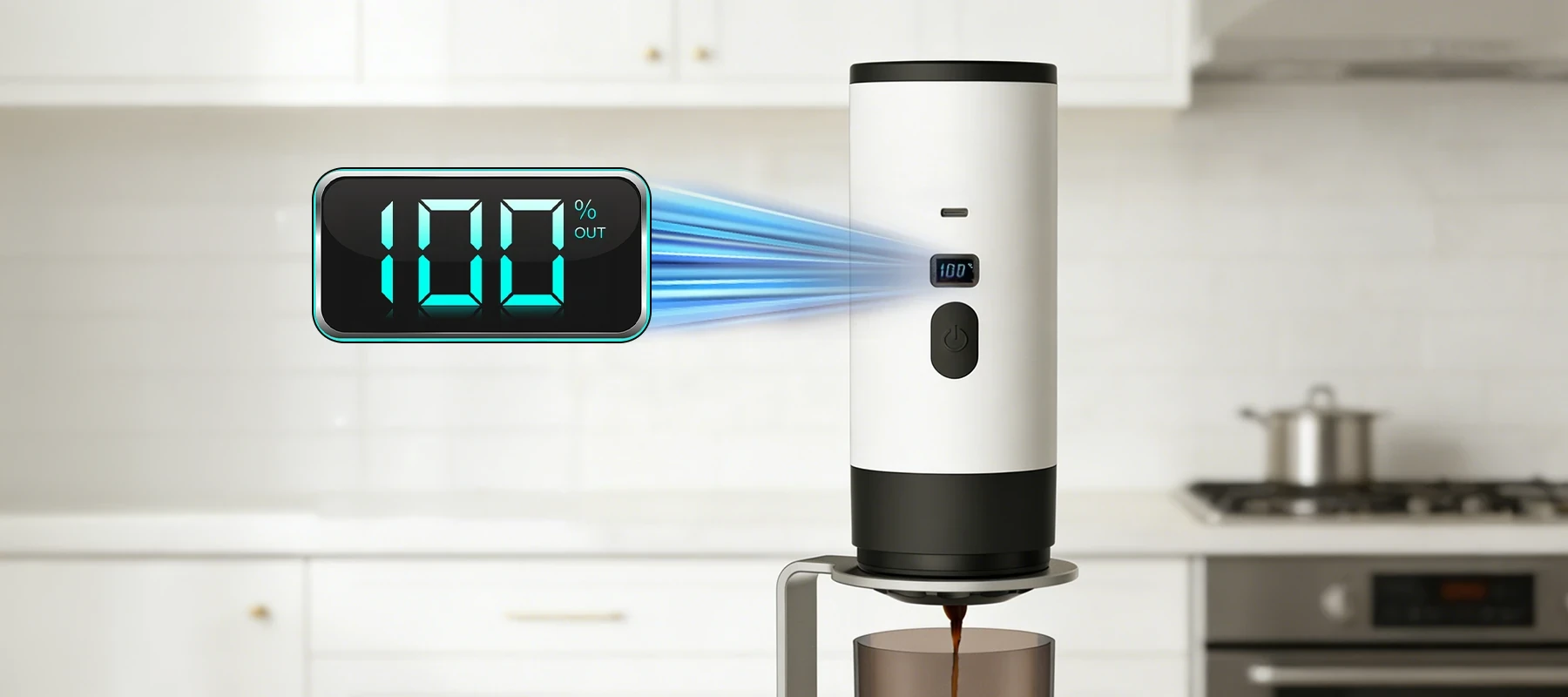 Brivona 3-in-1 Portable Coffee Maker - Image 1