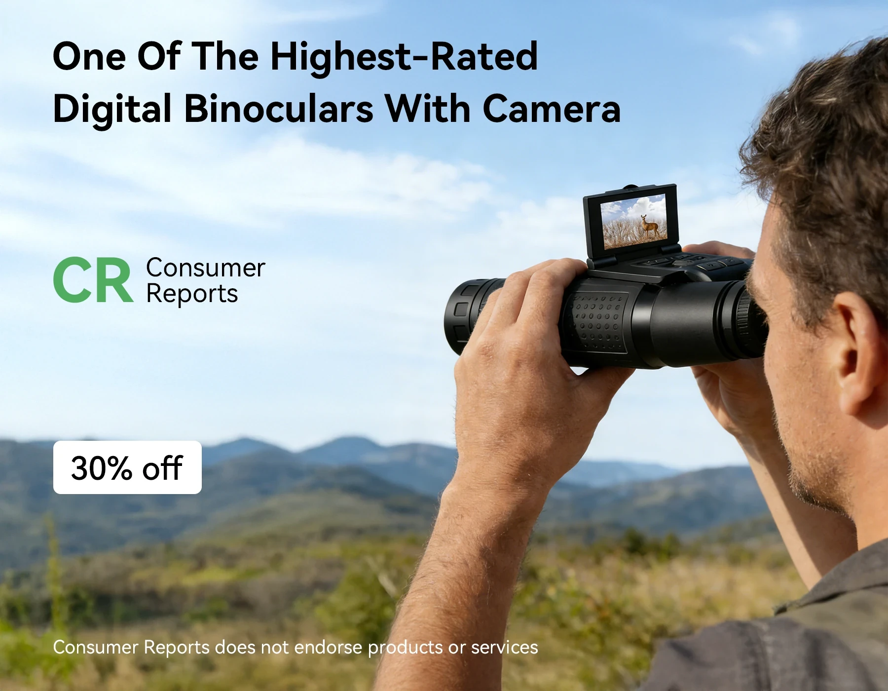 Orizon Digital Binoculars with Camera - Image 2