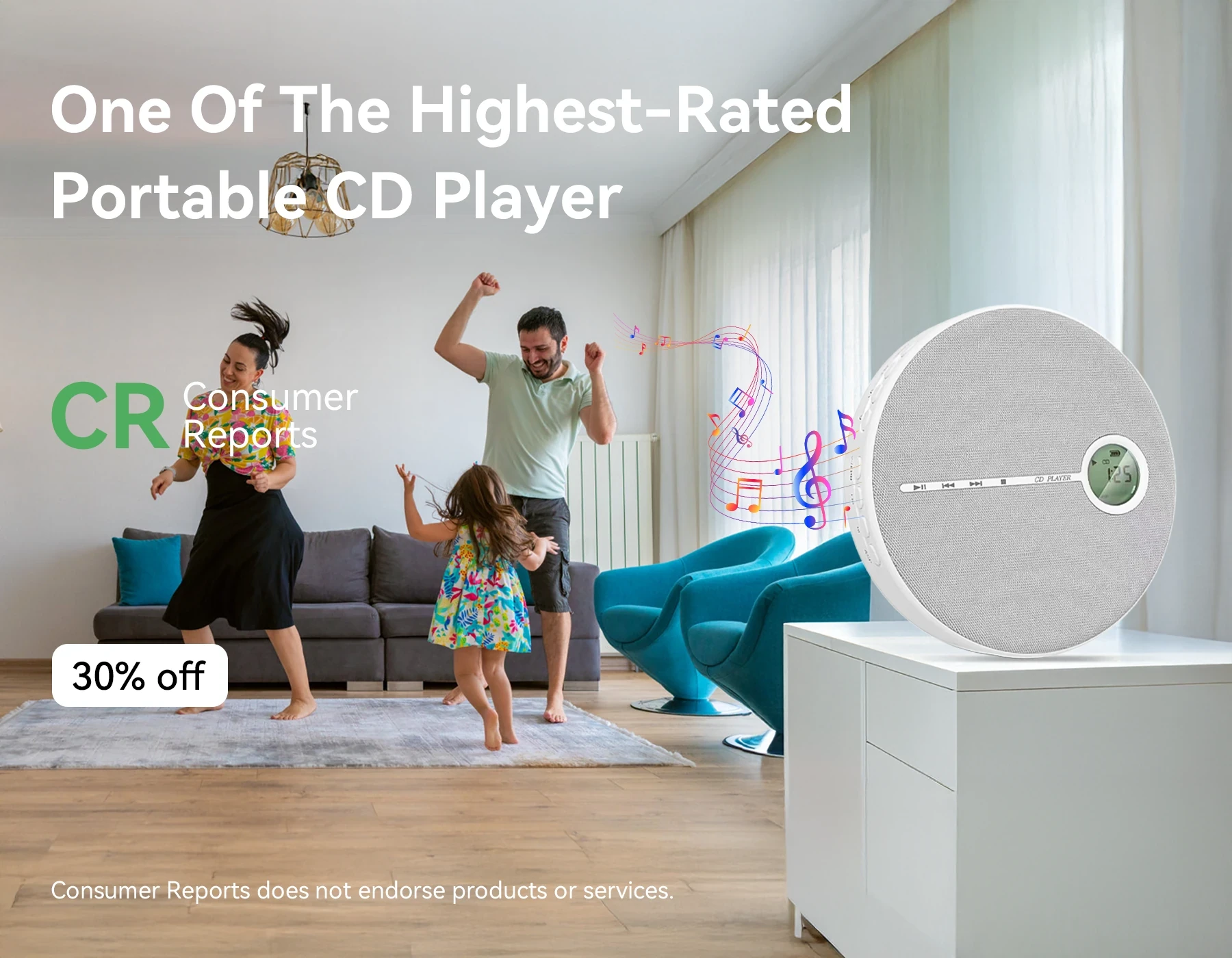 Smileboxy Portable CD Player - Image 2