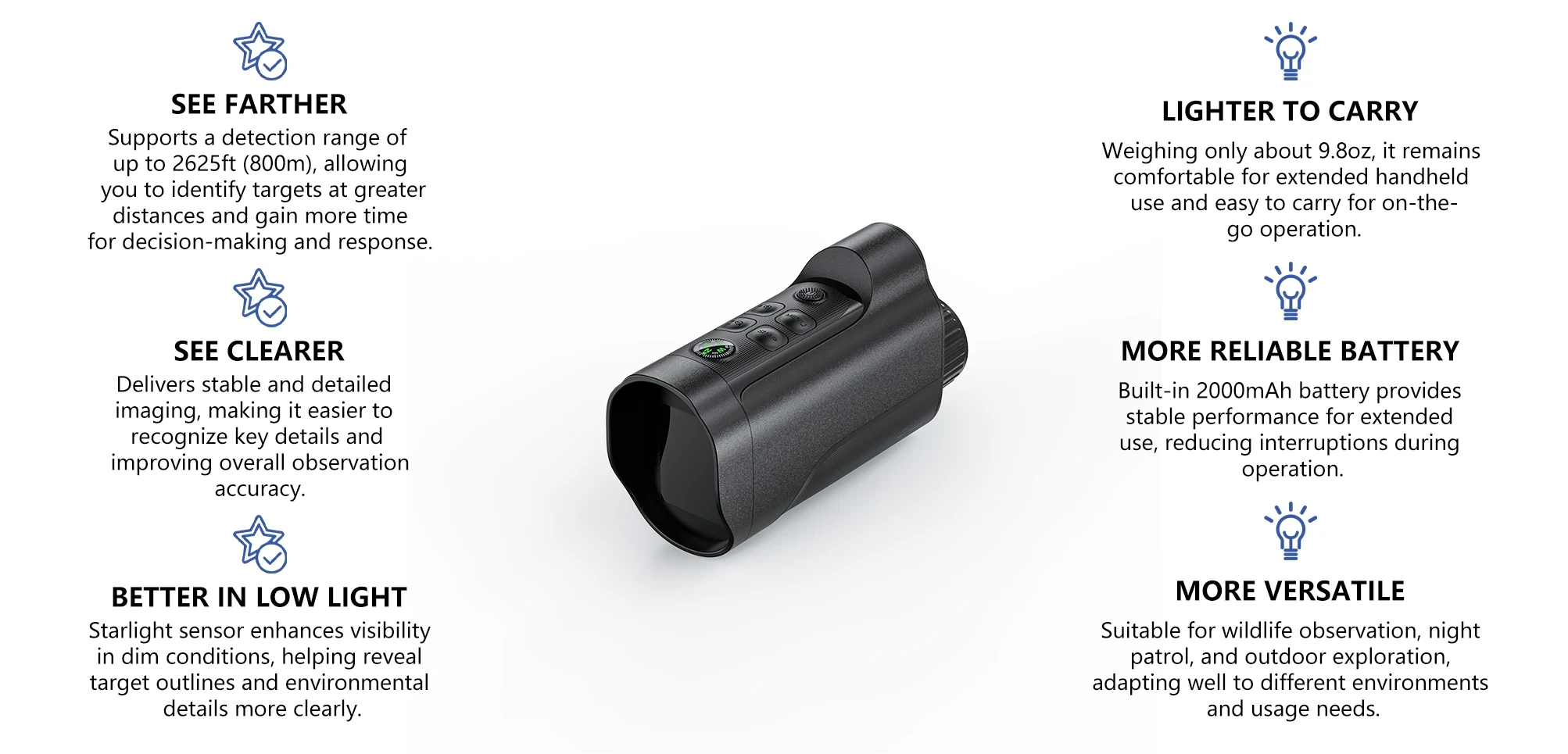Tayvos HD Night Vision Monocular - Image 1