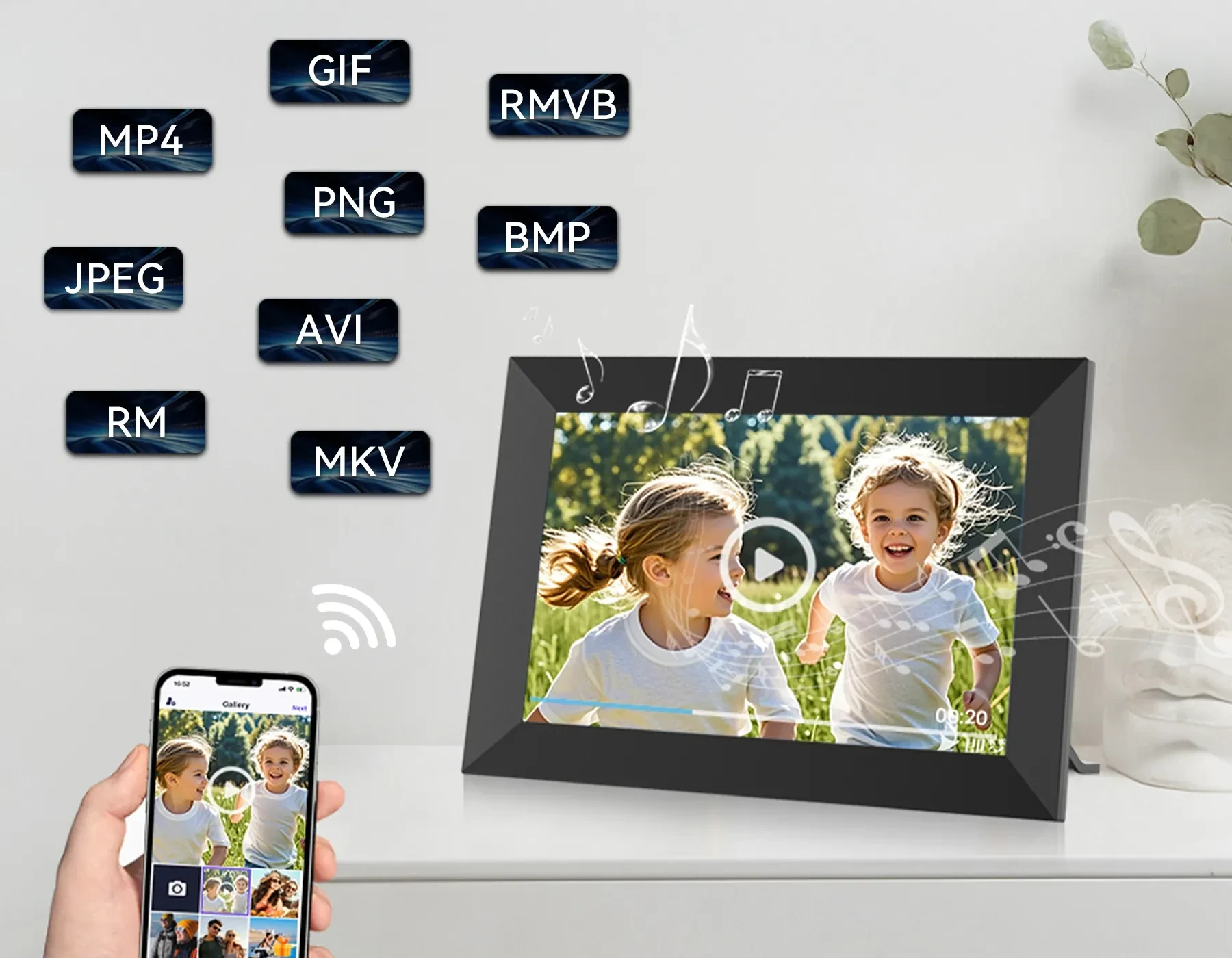 Klarity Smart Digital Photo Frame - Image 2
